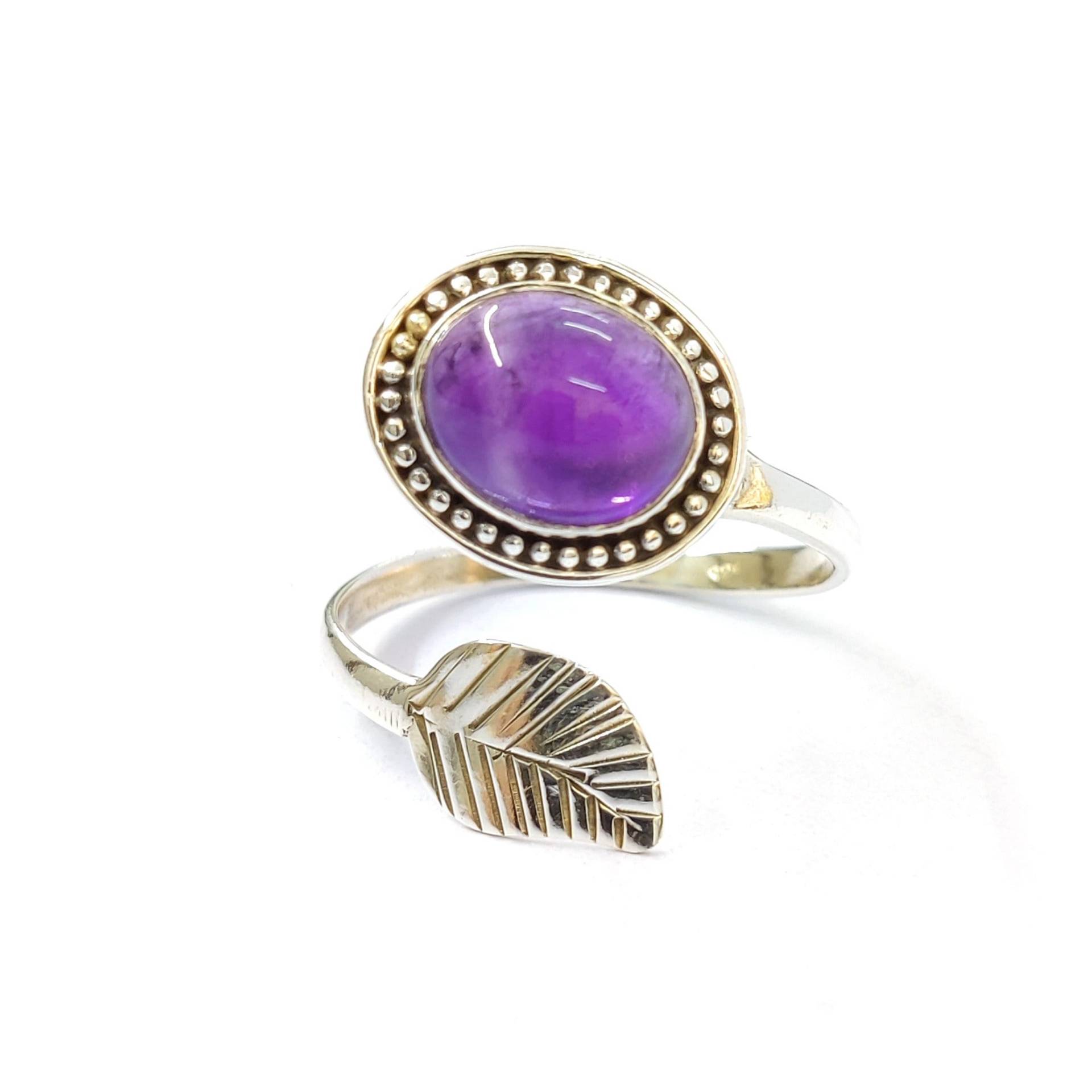 Amethyst Edelstein 925Sterling Silber Stapelbar Ring Schmuck Für Geburtstag Statement Silberschmuck Jahrestag Geschenk Frauen Erschwinglicher von Moonstoneringstore