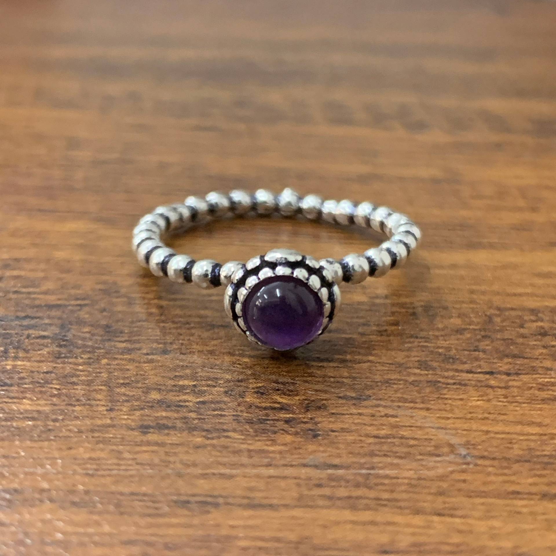 Amethyst Edelstein 925 Sterling Silber Ring Für Den Täglichen Gebrauch, Zierliche Schmuck Hochzeit, Valentinstag Geschenk, Trending von Moonstoneringstore