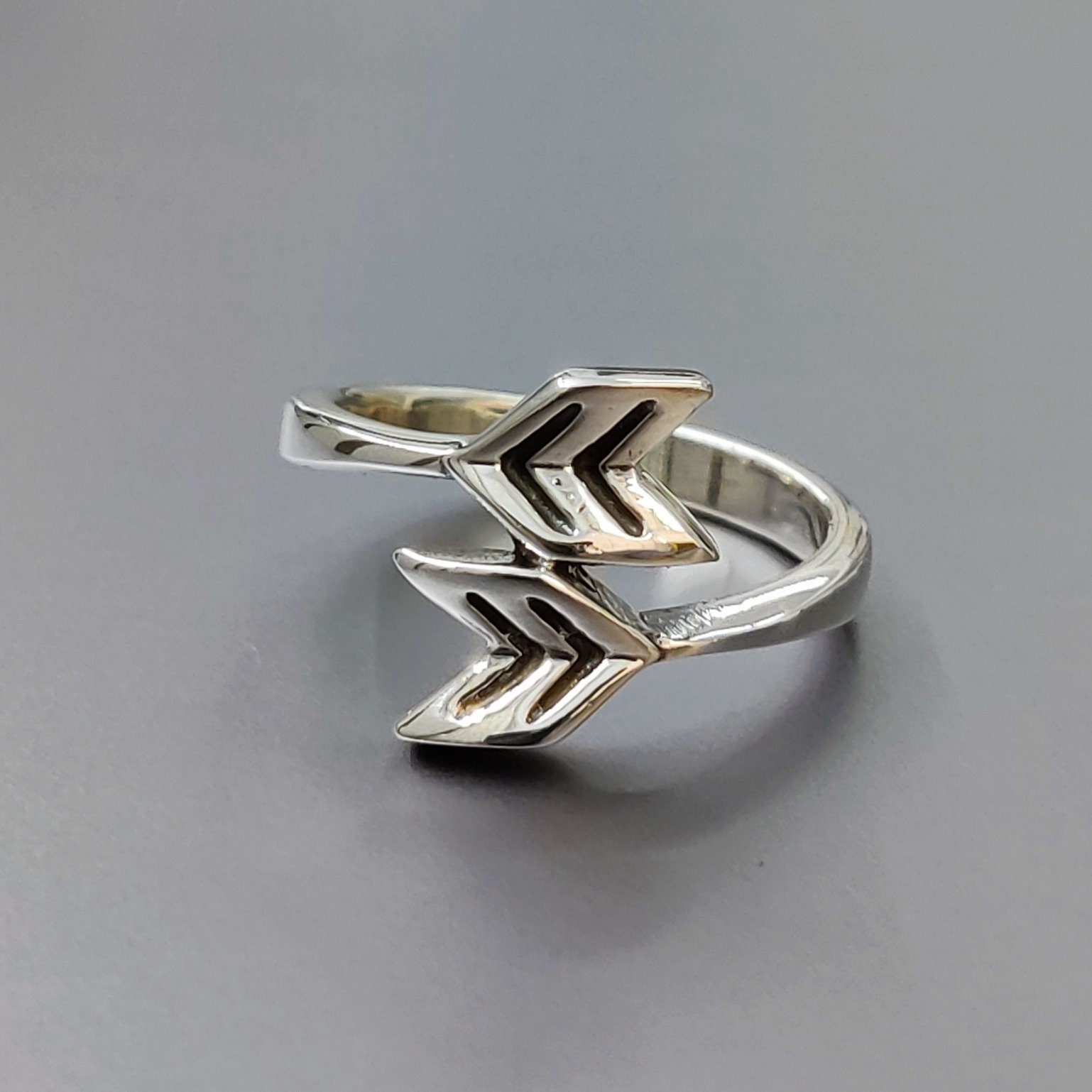 Designer Silber Schlichten Ring, 925 Sterling Männer Beste Ring Für Geschenk, Handgemachte Frauen Verstellbarer von Moonstoneringstore