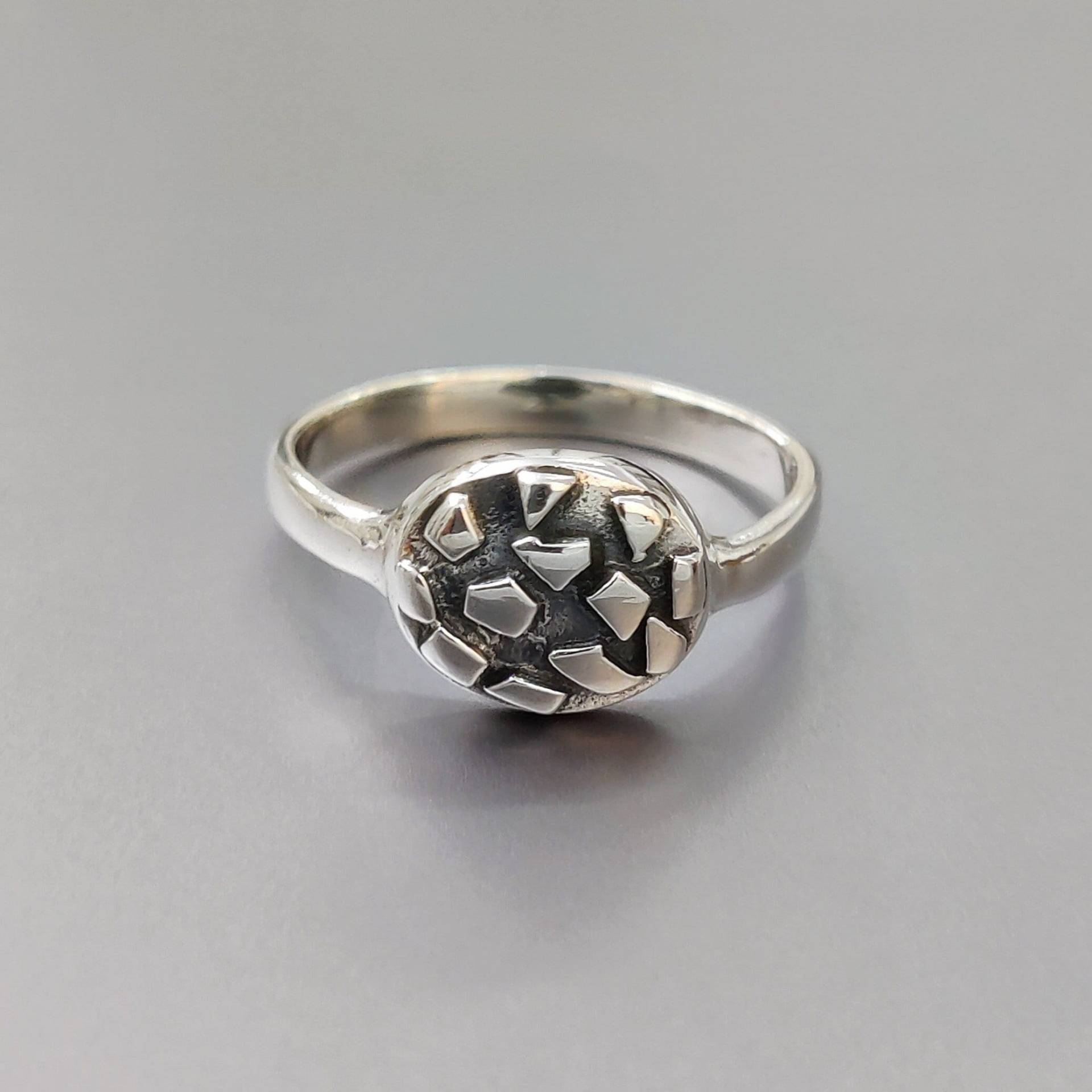 Einfacher 925 Sterling Silber Handgemachter Ring, Täglicher Tragen Silberringe Für Sie, Geschenk Valentinsgruß, Schlichter Silberschmuck von Moonstoneringstore