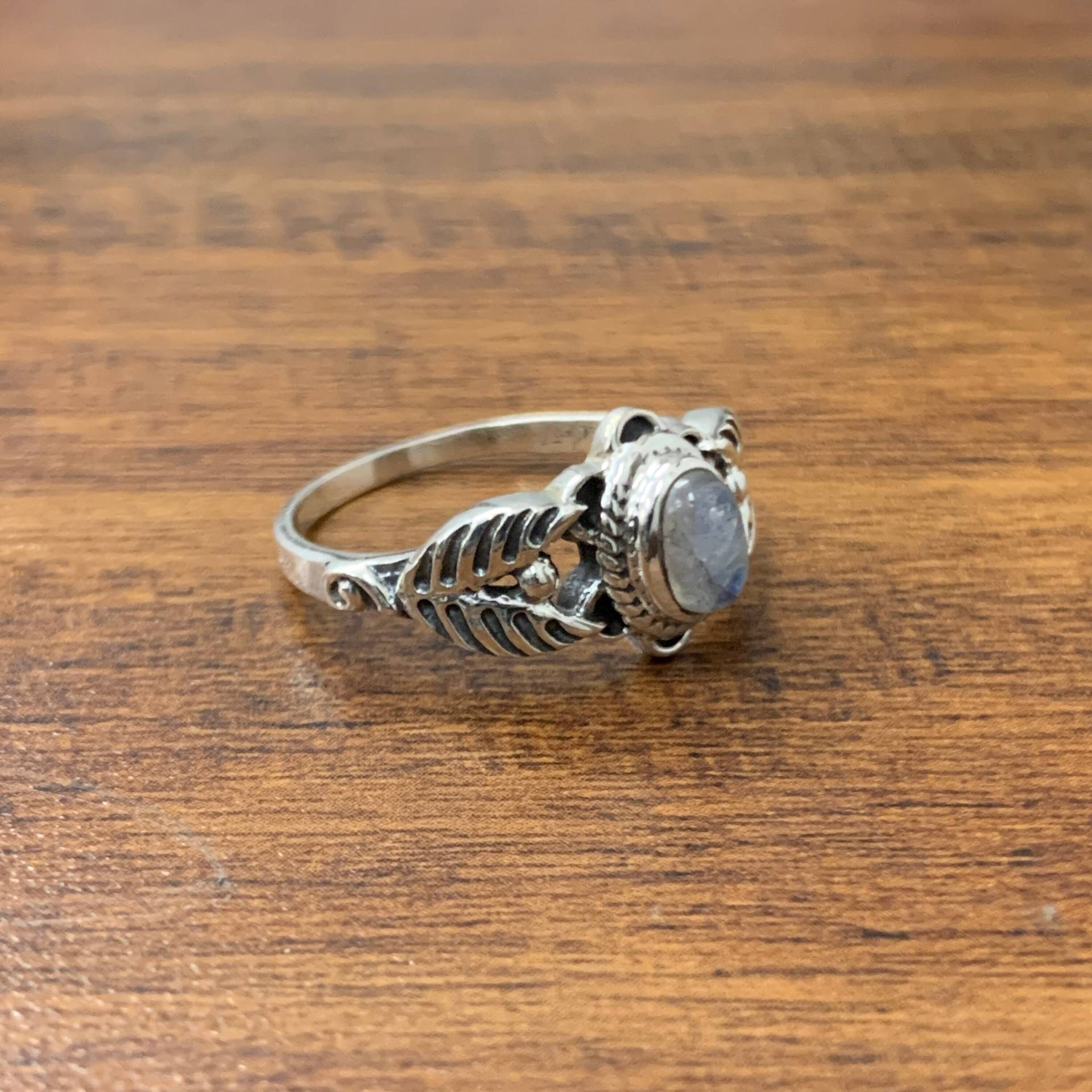 Mondstein Edelstein 925 Sterling Silber Ring, Handgemachte Silberringe, Oxidierte Beste Silbergeschenke Für Valentinstag, Geschenk Sie von Moonstoneringstore