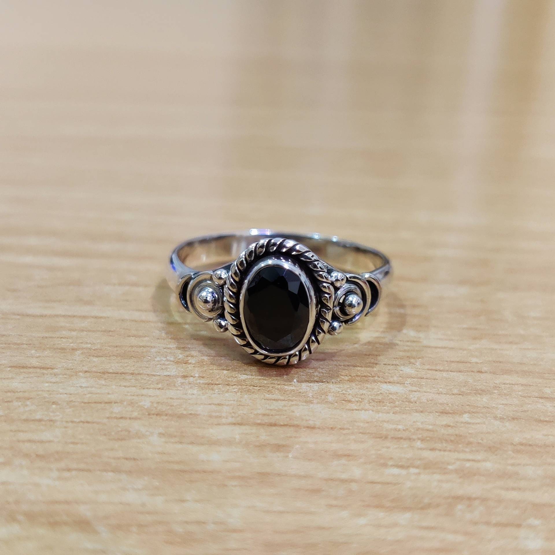 Onyx Edelstein 925 Sterling Silber Ring, Handgefertigter Ring Für Frauen, Geschenk Zum Valentinstag, Verlobungsschmuck Sie, Erschwinglicher von Moonstoneringstore