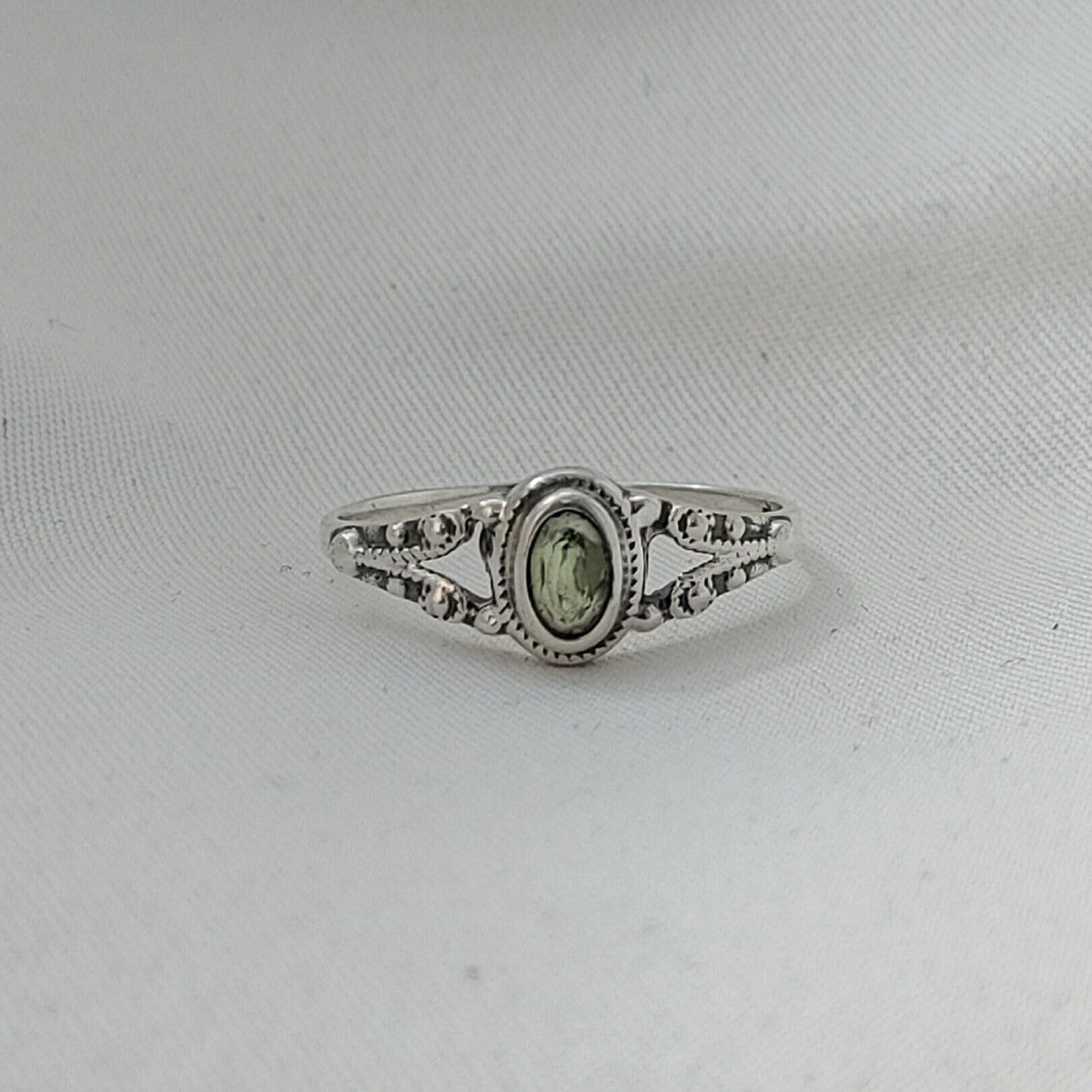 Peridot Sterling Silber Ring Schöne Frauen Best Für Geschenk Rein Geschenk, Verlobung von Moonstoneringstore