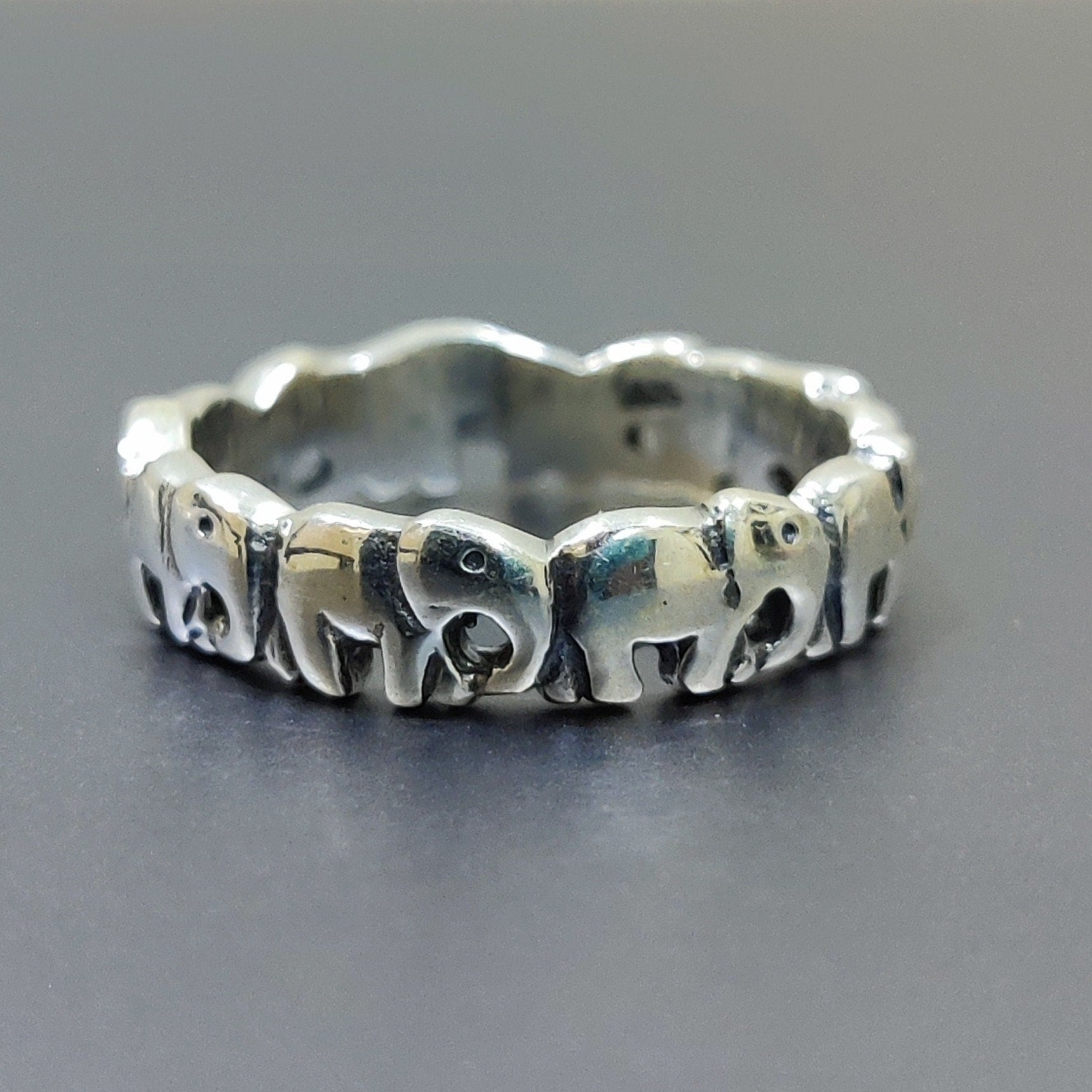 Silberschlichter Ring 925 Sterlingsilberring Für Geschenk Herrenring Handgemachter Silberring Reiner Herrensilberschmuckkollektion von Moonstoneringstore