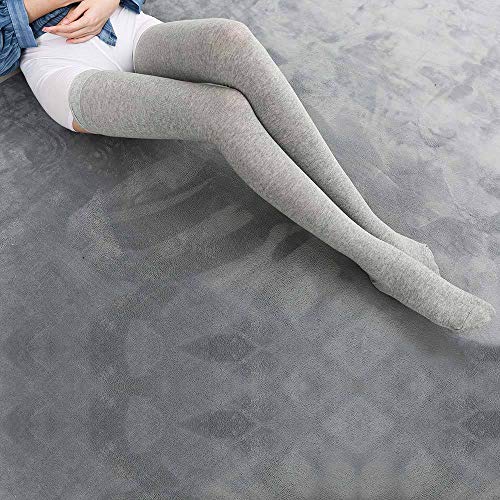 LUMoony MoonyLI 1 Paar extra lange Socken Lange Baumwollstrick Warme dicke hohe lange Stiefelstrümpfe Beinlinge Strumpfhosen lange Strümpfe Damen Oberschenkel hohe Socken von LUMoony