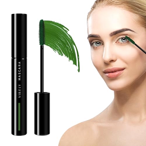 Farbige Mascara | Wimpern-Mascara,Wasserfeste, wischfeste, langanhaltende Wimperntusche für größere Augen und farbenfrohe Augen-Make-up-Wimperntusche für die Wimpernverlängerung Moonyan von Moonyan