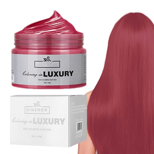 Haarwachsfarbe - Waschbares temporäres Haarfärbewachs,Natürliche Haarfarbe Creme, farbige Haarfarbe für Halloween Party Cosplay Männer Frauen DIY Frisur Moonyan von Moonyan