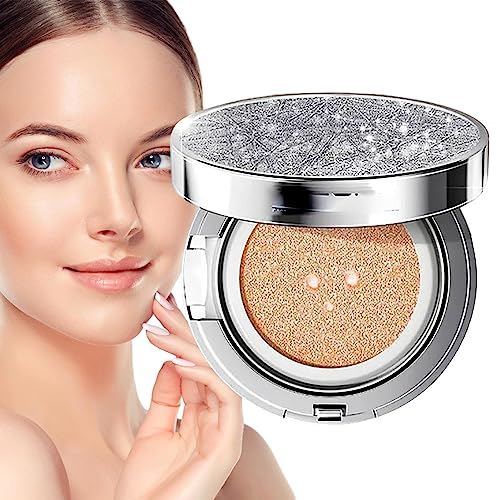 Luftpolster-BB-Creme | Damen Luftkissen - Feuchtigkeitsspendende Cushion Foundation, Hydrating Cushion Foundation mit Puff – Luftpolster mit aufbaubarer Deckkraft Moonyan von Moonyan