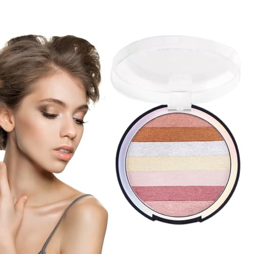 Matte Glitzer-Make-up-Palette - Helle Schimmer-Lidschatten-Palette | Langlebiger Make-up-Lidschatten in 7 Farben für Frauen, Mädchen, Geburtstagsgeschenke Moonyan von Moonyan