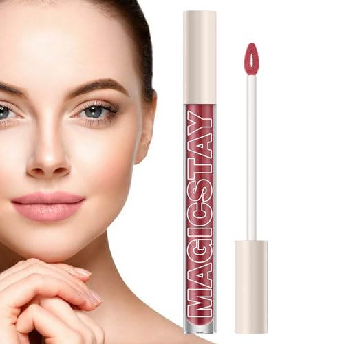 Samtmatter Lippenstift | Wasserfestes, samtiges, flüssiges Lippenstift-Make-up mit Antihaftbeschichtung - Nicht verblassender, langlebiger, hochpigmentierter, matter Lipgloss für Mädchen und Moonyan von Moonyan