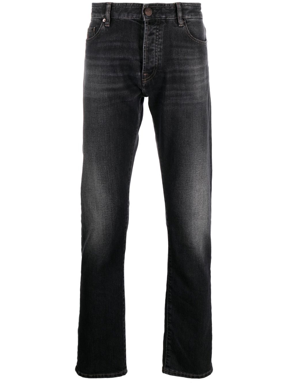 Moorer Klassische Slim-Fit-Jeans - Grau von Moorer