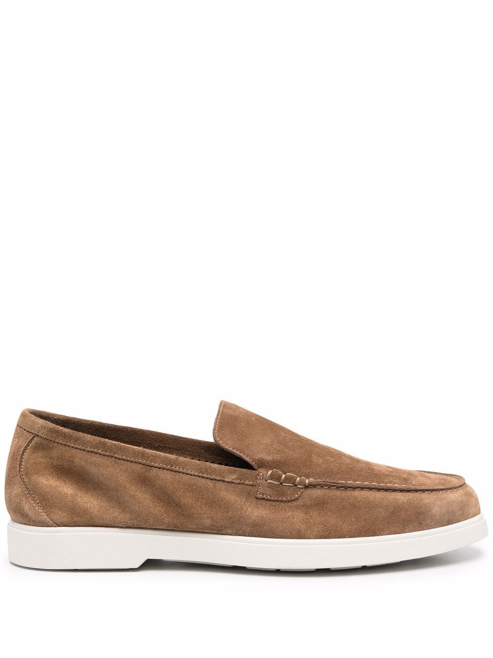 Moorer Loafer aus Wildleder - Braun von Moorer