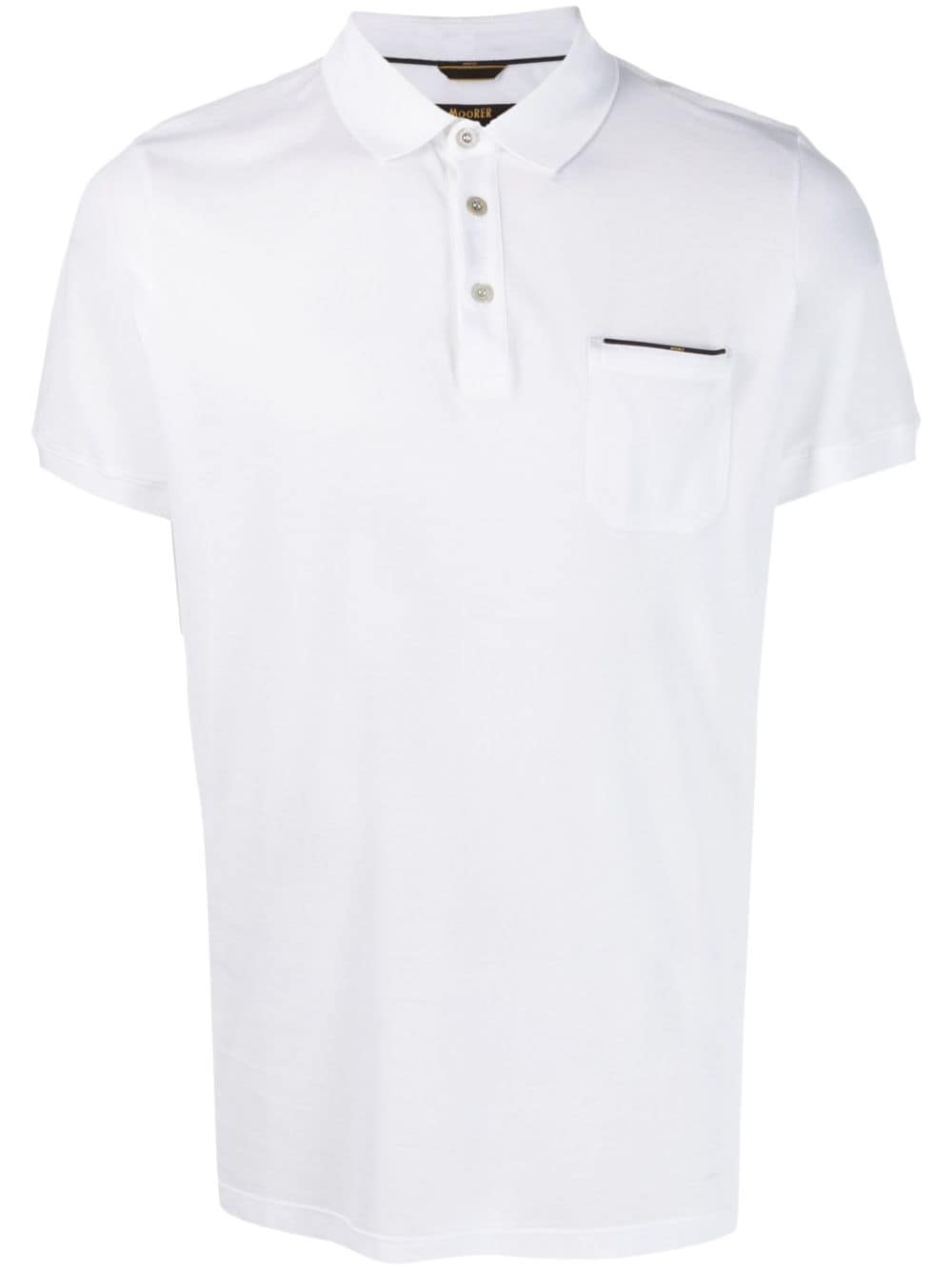 Moorer Peschici-JTP Poloshirt - Weiß von Moorer