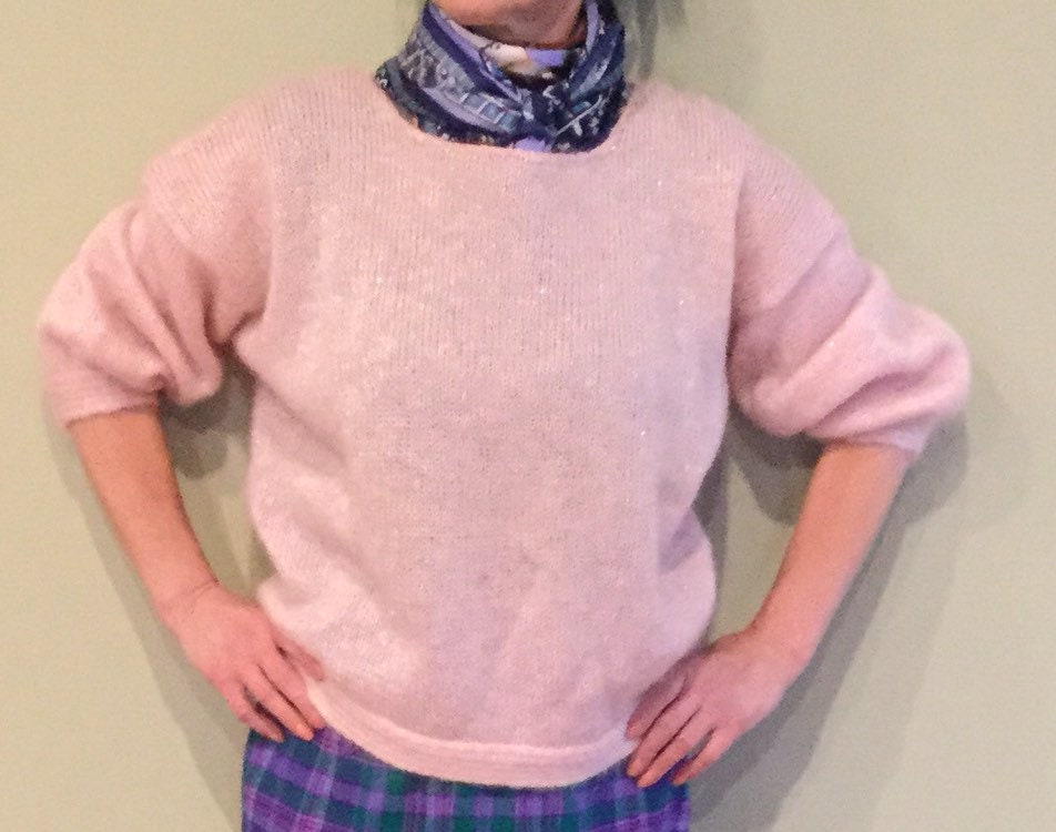 Vintage Aus Den 80Er Jahren Renee Tener For Jeanne Pierre Rosa Mohair Lurex Pullover Größe L Vintage Aus Den 80Er Jahren Renee Tener For Jeanne Pierre Rosa Mohair Lurex Pullover Größe L von MoorkashoP