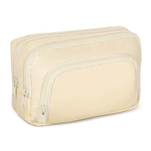 Moorle Federmäppchen Mäppchen mit 3 Fach, Groß Kapazität Federtasche Mädchen, Junge, Teenager für Schule Büro von Moorle