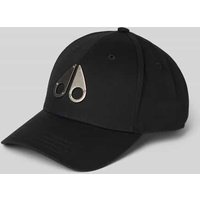 Moose Knuckles Basecap mit Label-Applikation in Black, Größe 1 von Moose Knuckles