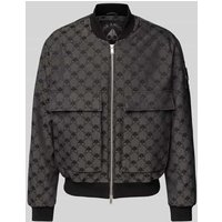 Moose Knuckles Bomberjacke mit Pattentaschen in Anthrazit, Größe XXL von Moose Knuckles