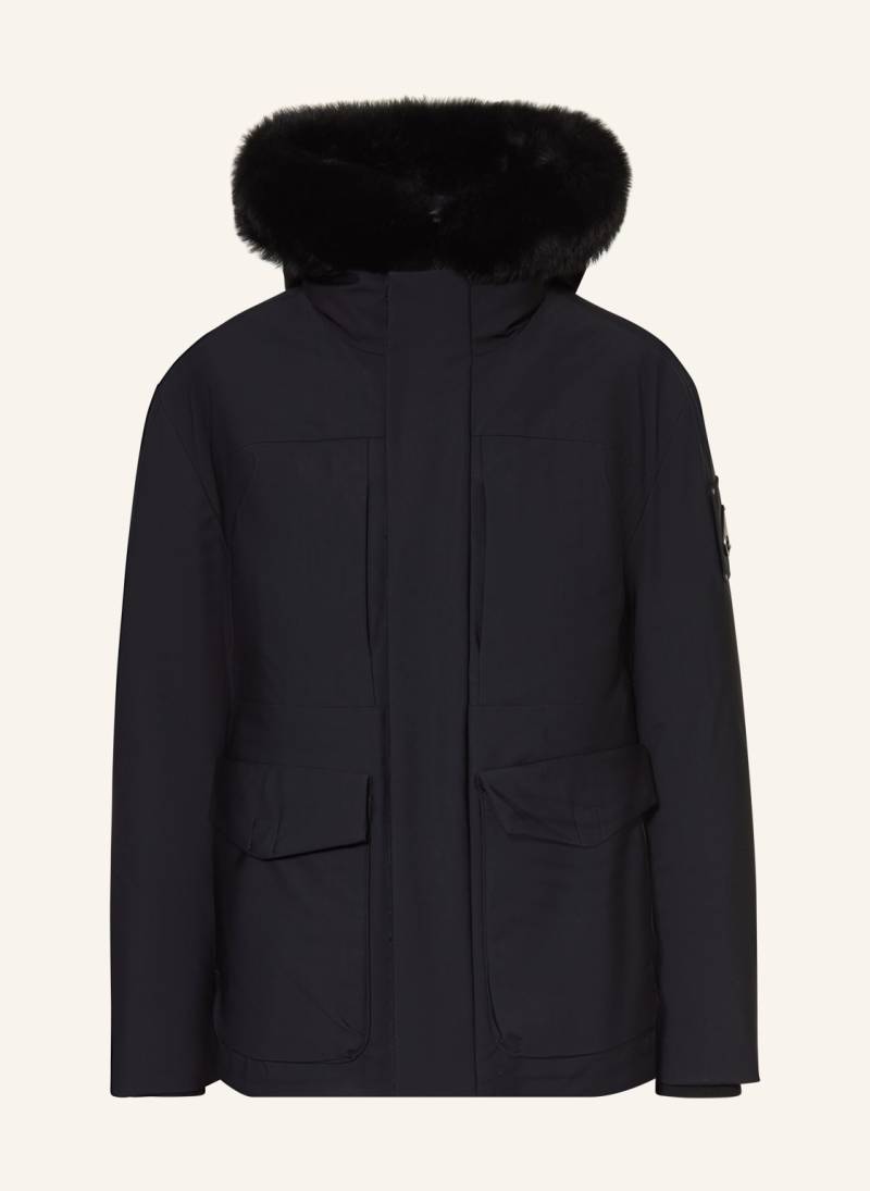 Moose Knuckles Daunenjacke Voltaire 3q Mit Abnehmbarer Kapuze schwarz von Moose Knuckles