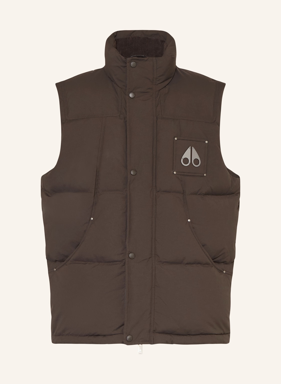 Moose Knuckles Daunenweste Everest braun von Moose Knuckles