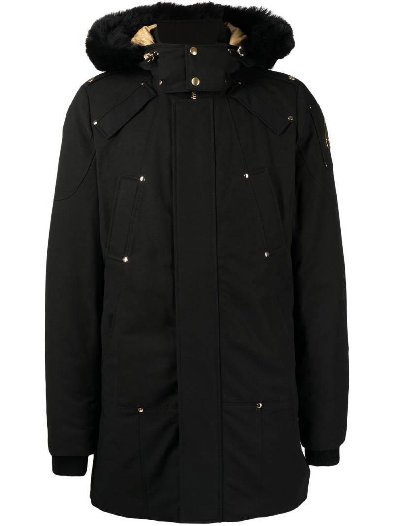 Moose Knuckles Gold Stirling NeoShear Kapuzenparka - Schwarz von Moose Knuckles