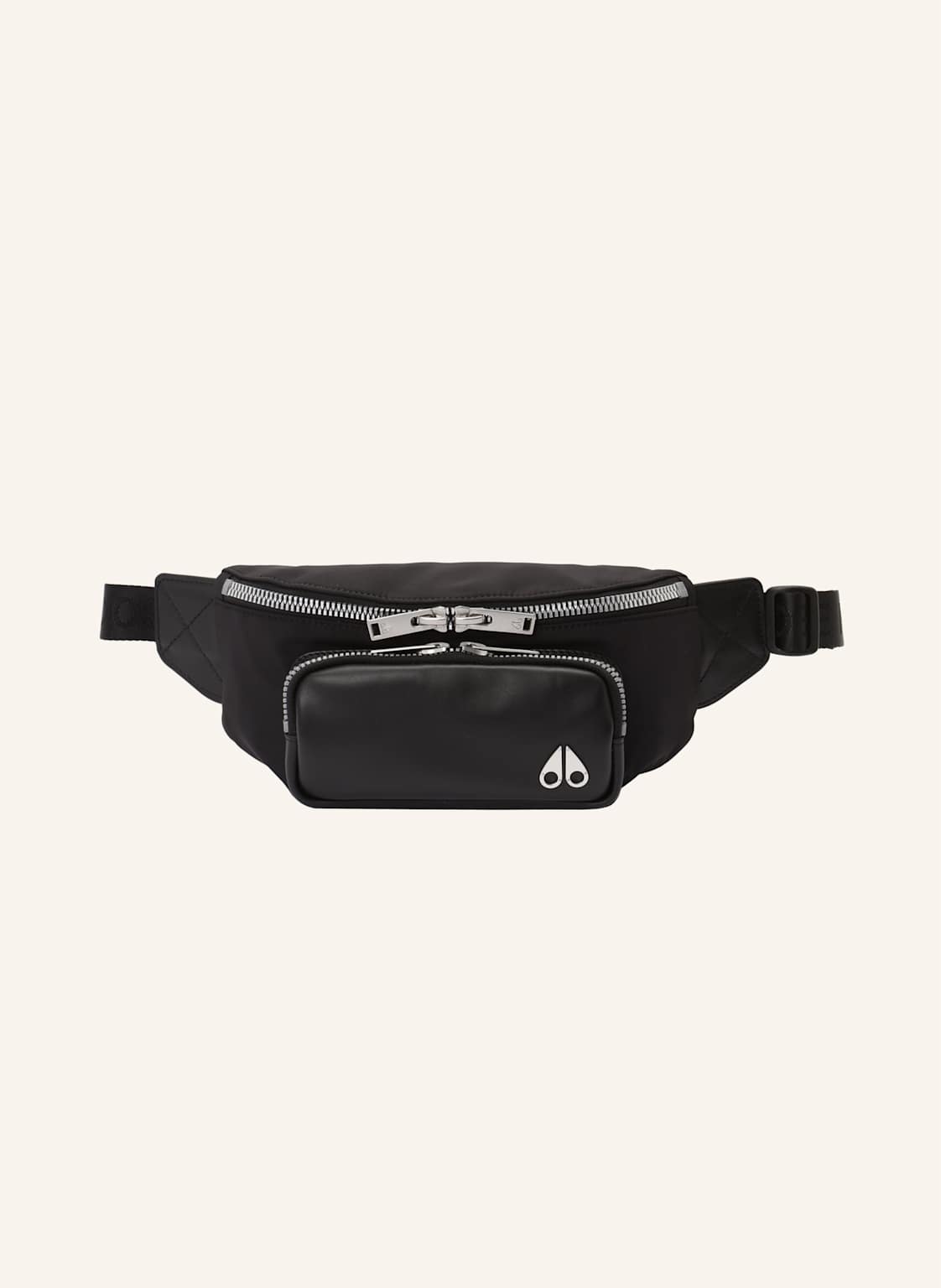 Moose Knuckles Hüfttasche Logo Hip Pouch schwarz Moose Knuckles Hüfttasche Logo Hip Pouch schwarz von Moose Knuckles