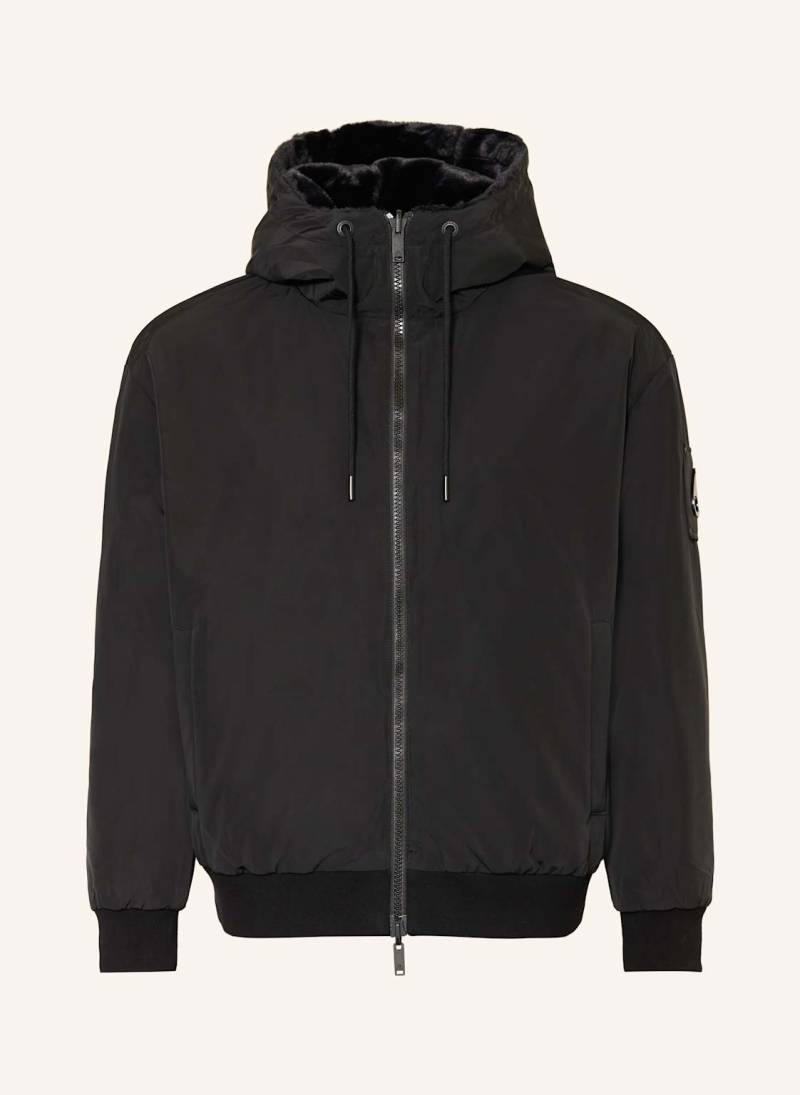 Moose Knuckles Jacke Roland Rev Bunny Zum Wenden schwarz von Moose Knuckles