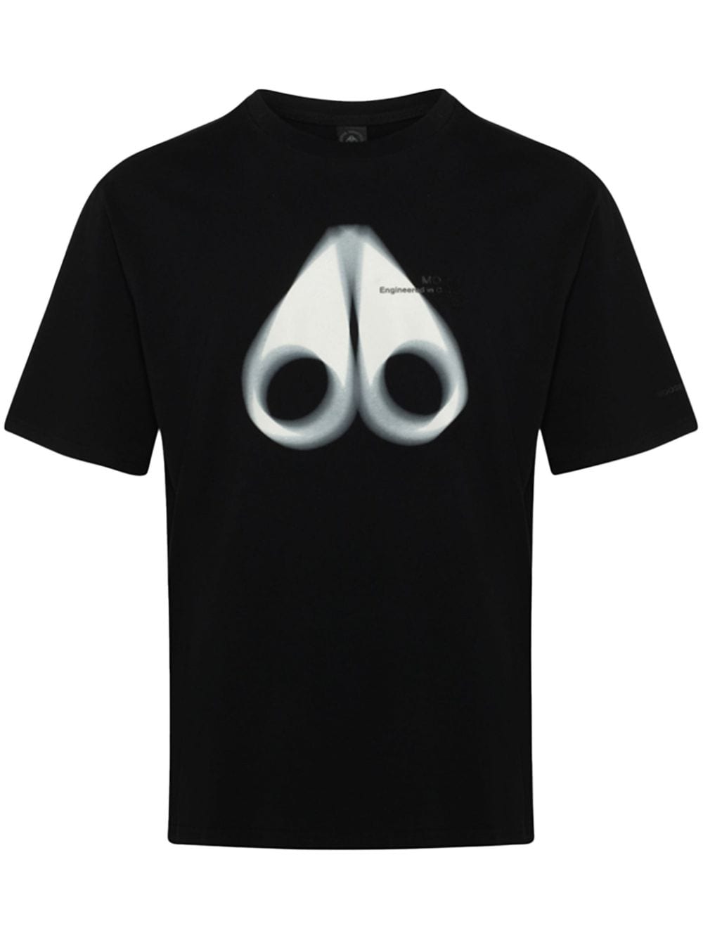 Moose Knuckles Maurice T-Shirt mit Logo-Print - Schwarz von Moose Knuckles