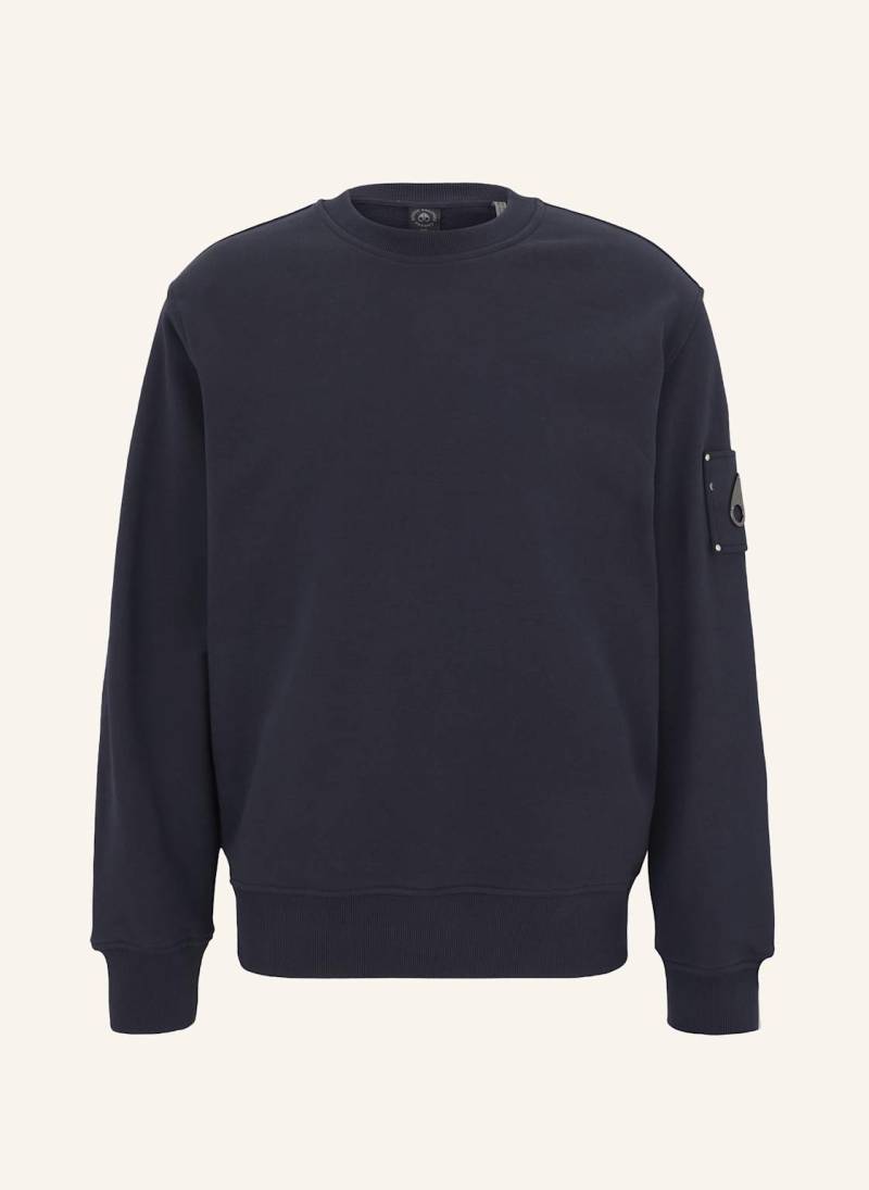 Moose Knuckles Pullover Hartsfield blau von Moose Knuckles