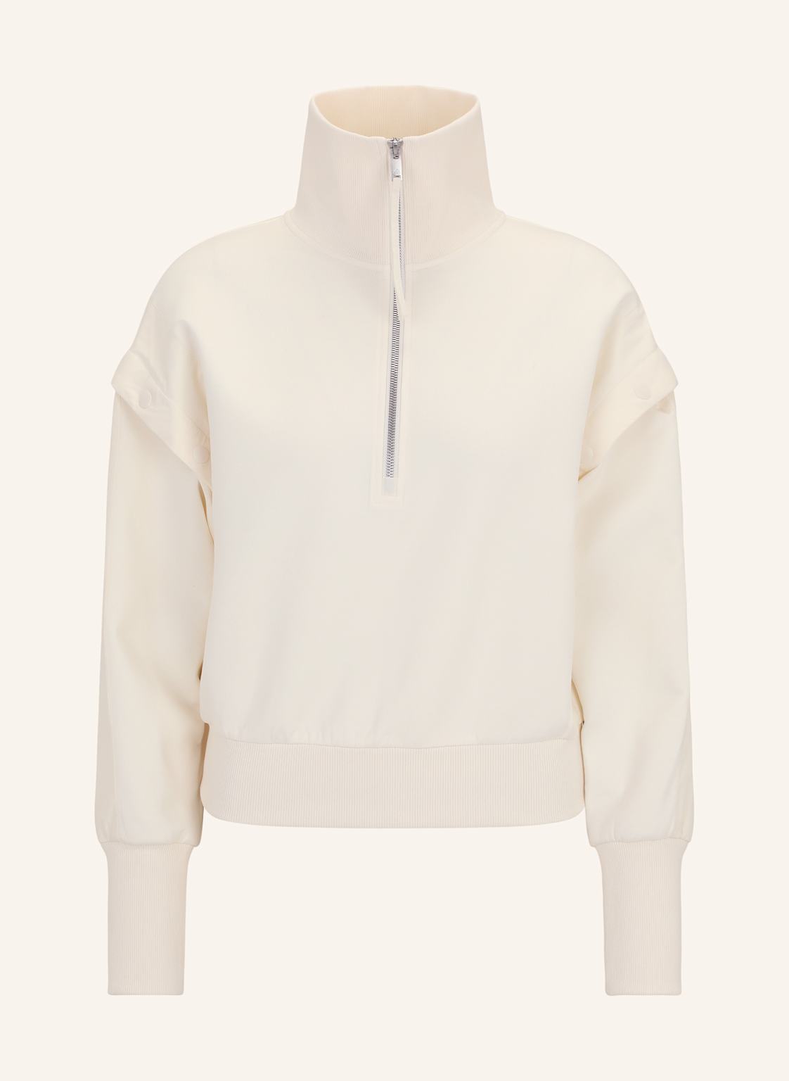 Moose Knuckles Pullover Mixed Media weiss von Moose Knuckles