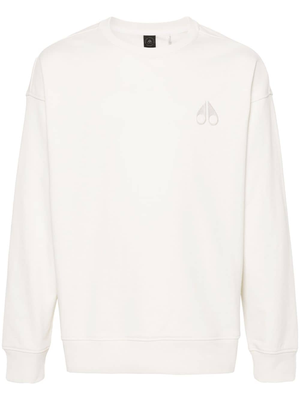 Moose Knuckles Pullover mit Logo-Stickerei - Nude von Moose Knuckles