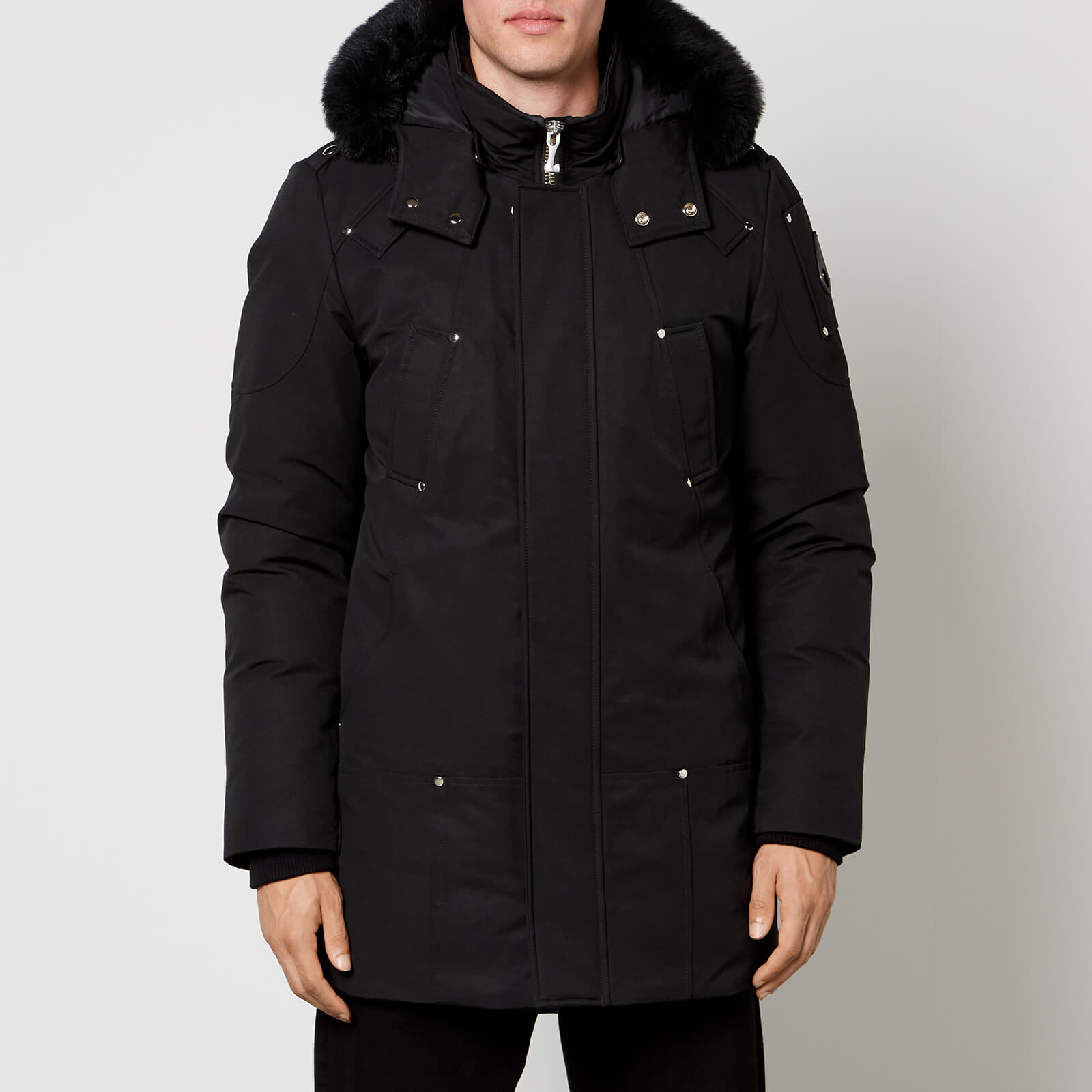 Moose Knuckles Stirling Shearling-Trimmed Cotton and Nylon-Blend Parka - L von Moose Knuckles