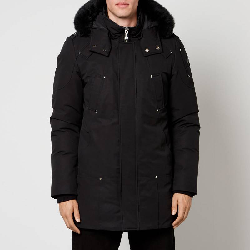 Moose Knuckles Stirling Shearling-Trimmed Cotton and Nylon-Blend Parka - L von Moose Knuckles