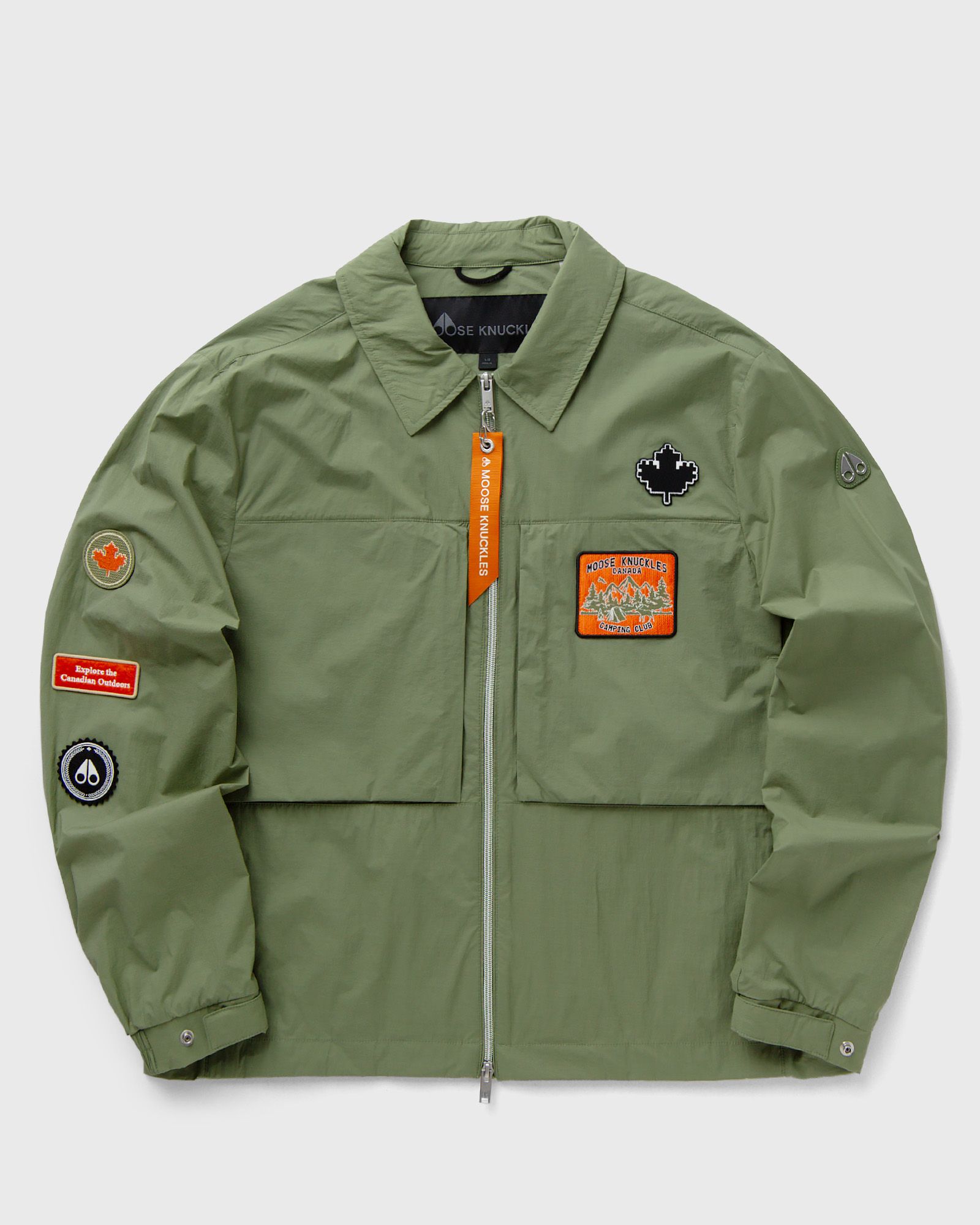 Moose Knuckles WAVERLY SHIRT JACKET men Windbreaker green in Größe:M Moose Knuckles WAVERLY SHIRT JACKET men Windbreaker green in Größe:M von Moose Knuckles