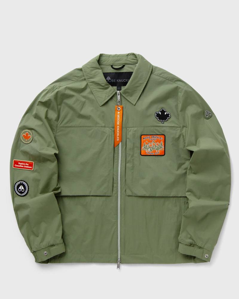 Moose Knuckles WAVERLY SHIRT JACKET men Windbreaker green in Größe:M von Moose Knuckles
