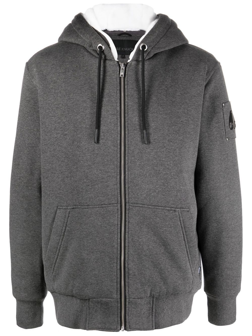 Moose Knuckles Hoodie mit Kordelzug - Grau von Moose Knuckles