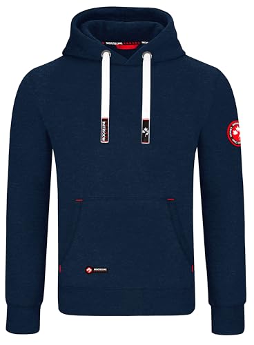 Mooseline Herren Hoodie Kapuzen Pullover Hoody Sweatshirt (Navy, 5XL) von Mooseline