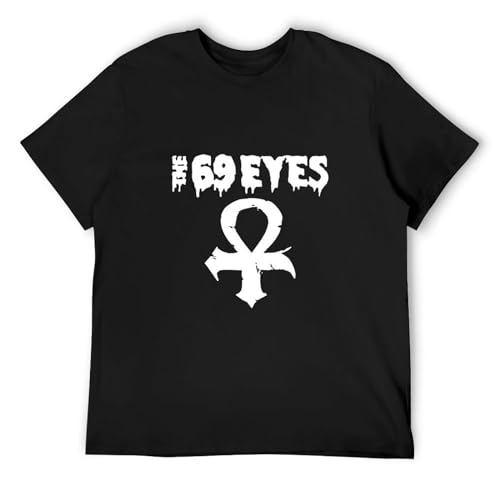 Limited The 69 Eyes Rock Band Gothic Hard Metal Glam Music Mens T-Shirt Black L von Mootaa
