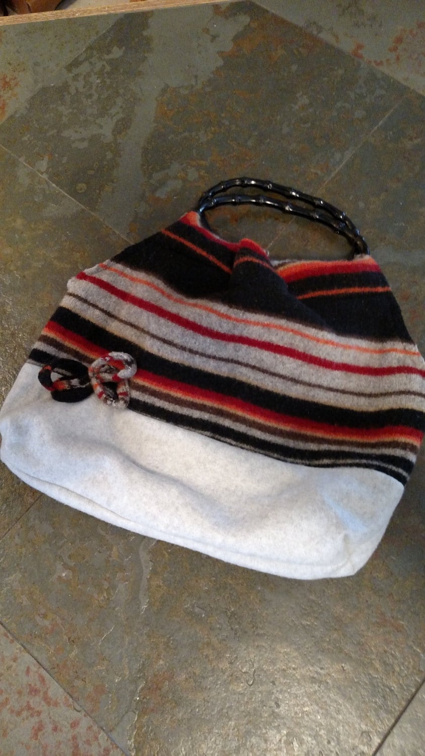 Recycling-Wolle Handtasche Recycling-Wolle Handtasche von MootsieMayDesigns