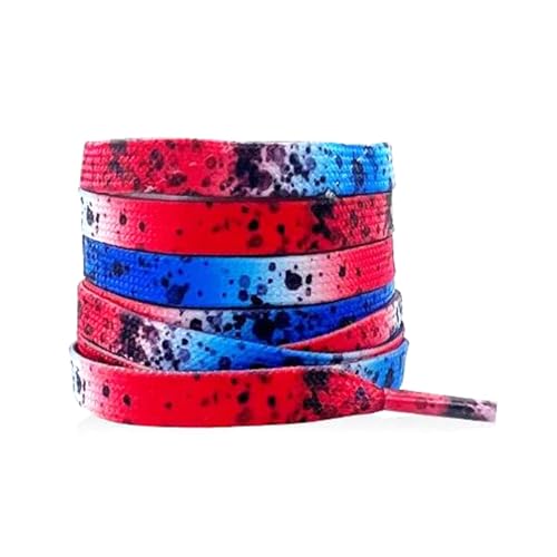 Mooybay 1 Paar, Länge 120–160 cm, flache Sneaker-Schnürsenkel mit Tintenspritzer, lässige Canvas-Schnürsenkel, geeignet für Herren- und Damenschuhe,120 cm Mooybay 1 Paar, Länge 120–160 cm, flache Sneaker-Schnürsenkel mit Tintenspritzer, lässige Canvas-Schnürsenkel, geeignet für Herren- und Damenschuhe,120 cm von Mooybay