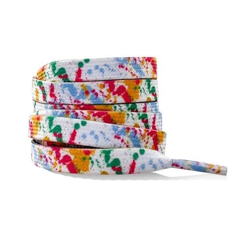 Mooybay 1 Paar, Länge 120–160 cm, flache Sneaker-Schnürsenkel mit Tintenspritzer, lässige Canvas-Schnürsenkel, geeignet für Herren- und Damenschuhe,120 cm Mooybay 1 Paar, Länge 120–160 cm, flache Sneaker-Schnürsenkel mit Tintenspritzer, lässige Canvas-Schnürsenkel, geeignet für Herren- und Damenschuhe,120 cm von Mooybay