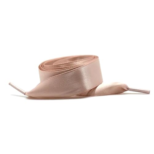Mooybay 1 Paar 2 cm breite, 80–120 cm lange flache Seidenschnürsenkel für Damen, rosa Satin-Canvas-Schnürsenkel, vielseitiges Ersatzzubehör,100 cm Mooybay 1 Paar 2 cm breite, 80–120 cm lange flache Seidenschnürsenkel für Damen, rosa Satin-Canvas-Schnürsenkel, vielseitiges Ersatzzubehör,100 cm von Mooybay