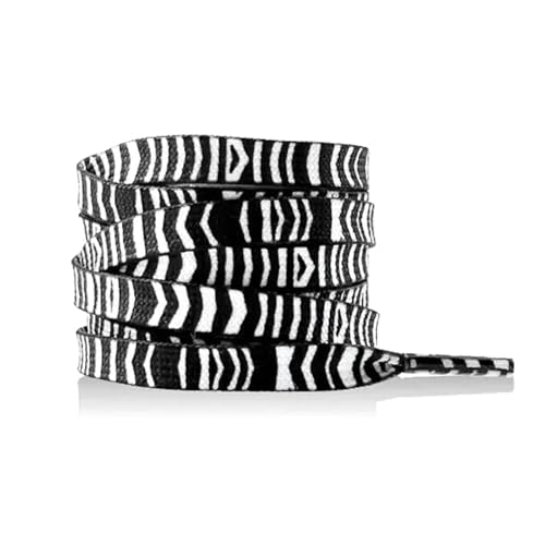 Mooybay 1 Paar 8 mm breite, flache Sneaker-Schnürsenkel mit Animal-Print, geeignet für lässige Segeltuchschuhe von Männern und Frauen,140 cm von Mooybay