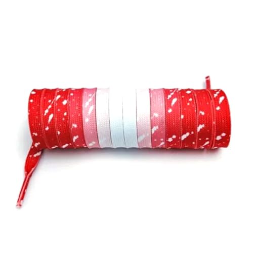Mooybay 1 Paar flache Schnürsenkel mit Farbverlaufstintendruck, bunte Sport-Canvas-Schnürsenkel, geeignet für Sportschuhe von Männern und Frauen,100 cm Mooybay 1 Paar flache Schnürsenkel mit Farbverlaufstintendruck, bunte Sport-Canvas-Schnürsenkel, geeignet für Sportschuhe von Männern und Frauen,100 cm von Mooybay