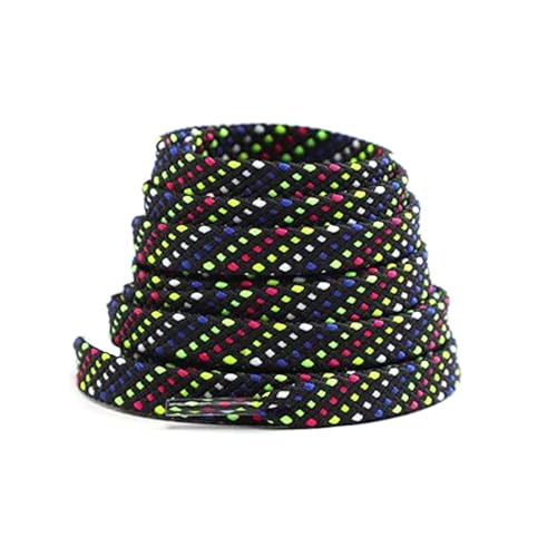Mooybay 1 Paar flache Sneaker-Schnürsenkel, zweifarbige Schnürsenkel mit Köpermuster, geeignet für universelle Sneaker für Männer und Frauen,120 cm Mooybay 1 Paar flache Sneaker-Schnürsenkel, zweifarbige Schnürsenkel mit Köpermuster, geeignet für universelle Sneaker für Männer und Frauen,120 cm von Mooybay