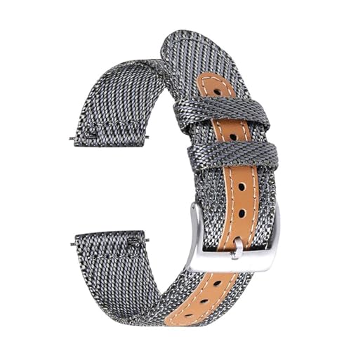Mooybay 18–22 mm, 21,5 cm Länge, geflochtenes Uhrenarmband aus Nylonleder, Unisex-Ersatzarmband, perfekt für den Alltag,18 mm Mooybay 18–22 mm, 21,5 cm Länge, geflochtenes Uhrenarmband aus Nylonleder, Unisex-Ersatzarmband, perfekt für den Alltag,18 mm von Mooybay