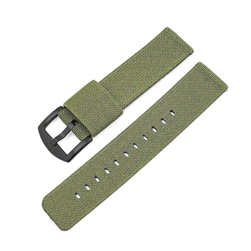 Mooybay 18–24 mm, 20 cm Länge, elastisches Nylon-Sportuhrenarmband, schnell abnehmbar, Unisex-Armband, austauschbares Zubehör,24 mm von Mooybay