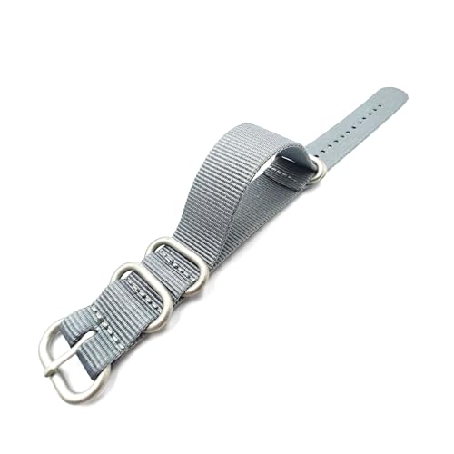 Mooybay 18–24 mm, 26 cm Länge, gewebte Nylon-Uhrenarmbänder, strapazierfähige Canvas-Armbänder, geeignet für Freizeit- und Sportbekleidung,18 mm von Mooybay