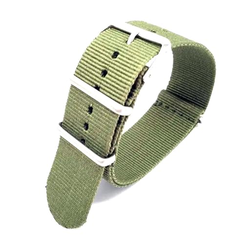Mooybay 18 mm, 20 mm, 22 mm Unisex-Uhrenarmband aus Nylon, strapazierfähiges Armband aus gewebtem Stoff, geeignet für Freizeit- und Sportkleidung.,18 mm von Mooybay