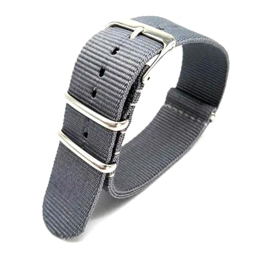 Mooybay 18 mm, 20 mm, 22 mm Unisex-Uhrenarmband aus Nylon, strapazierfähiges Armband aus gewebtem Stoff, geeignet für Freizeit- und Sportkleidung.,20 mm von Mooybay