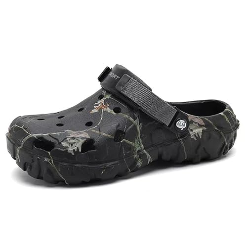 Gartenclogs Herren Gartenschuhe Damen Gartenclogs Unisex Leicht Gummischuhe Sommer Garten Clogs Herren Aqua Sandalen EU 40-46 von Mooyii